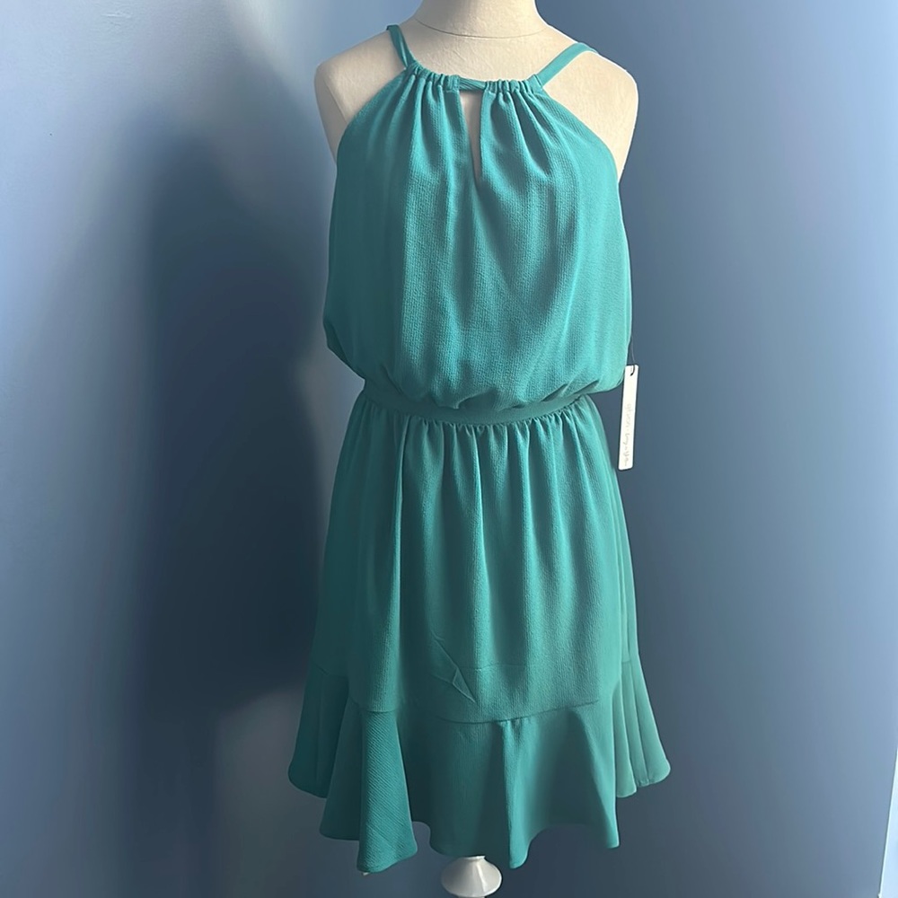 NWT Gibson X Living Calla Keyhole Halter Neck Dress - XS
